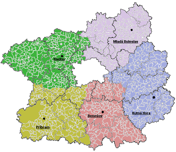 mapa regionu